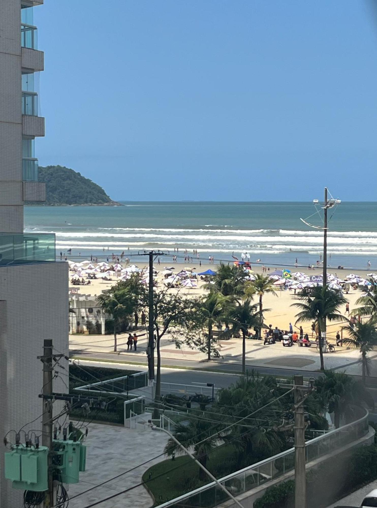 Apartamento Vista Para Praia Praia Grande Dış mekan fotoğraf