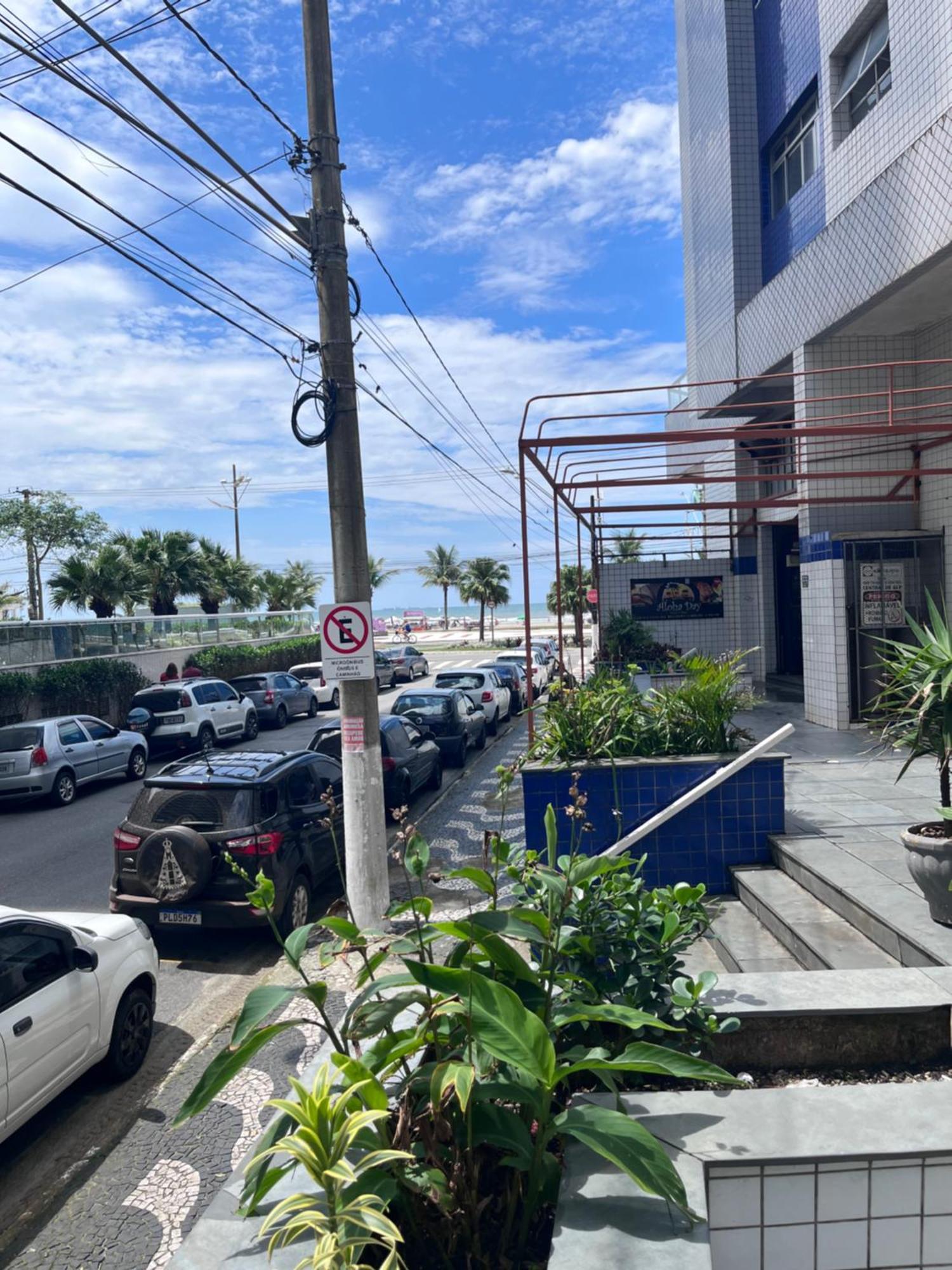 Apartamento Vista Para Praia Praia Grande Dış mekan fotoğraf